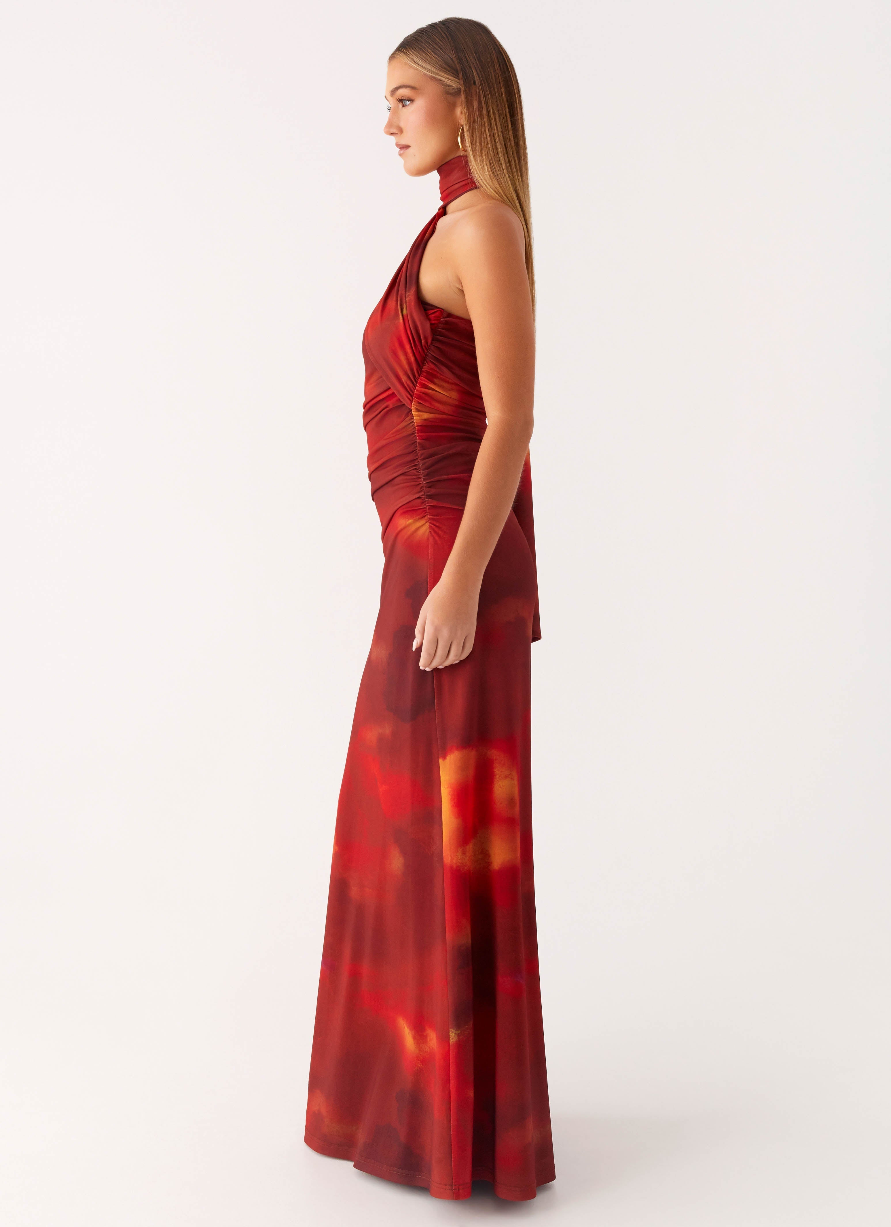 Songbird Maxi Dress - Scarlet Blur
