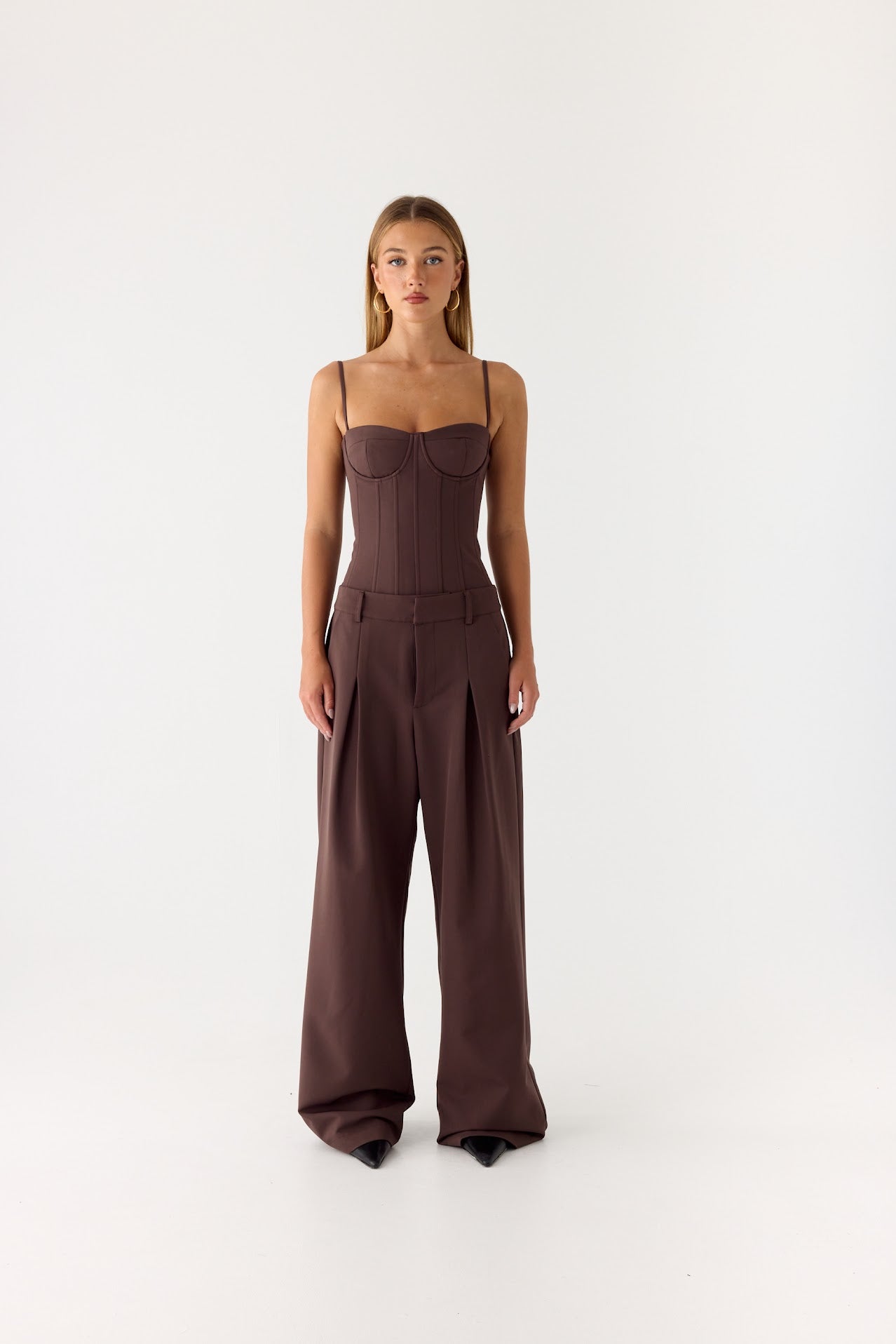 Sora Low Rise Pant - Dark Chocolate