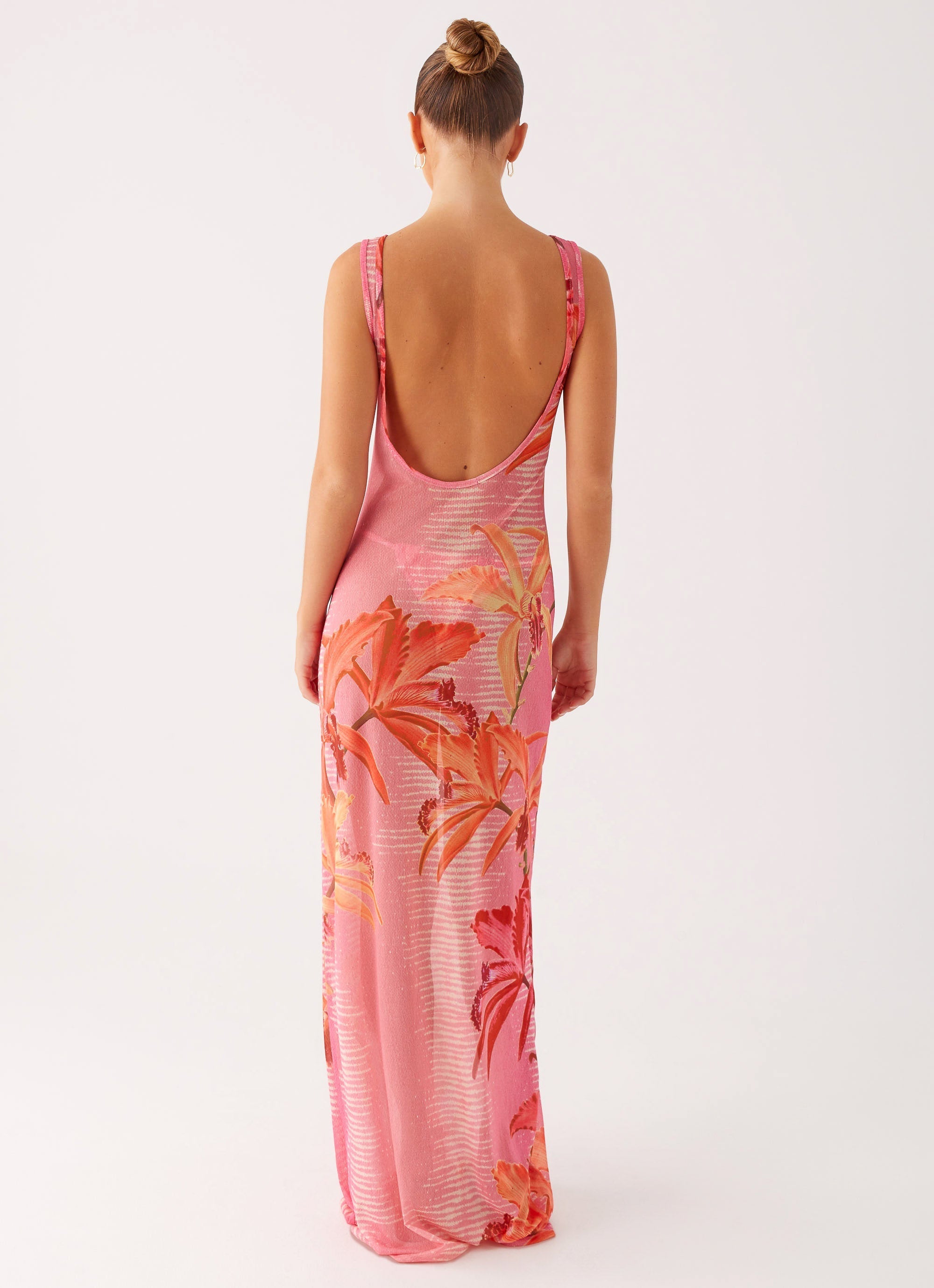 Sorella Maxi Dress - Tropical Pink Print