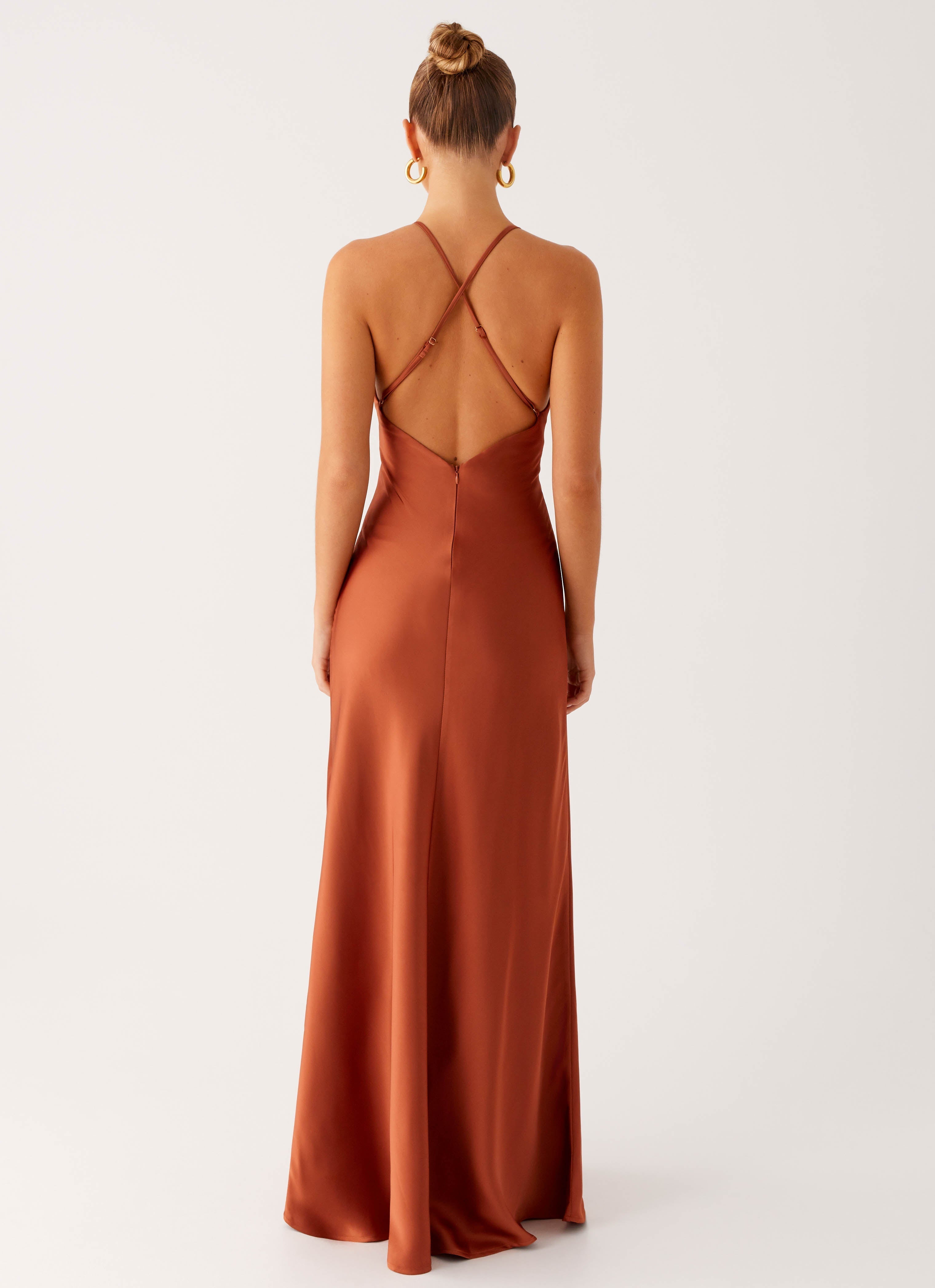 Sundowner Maxi Dress - Rust