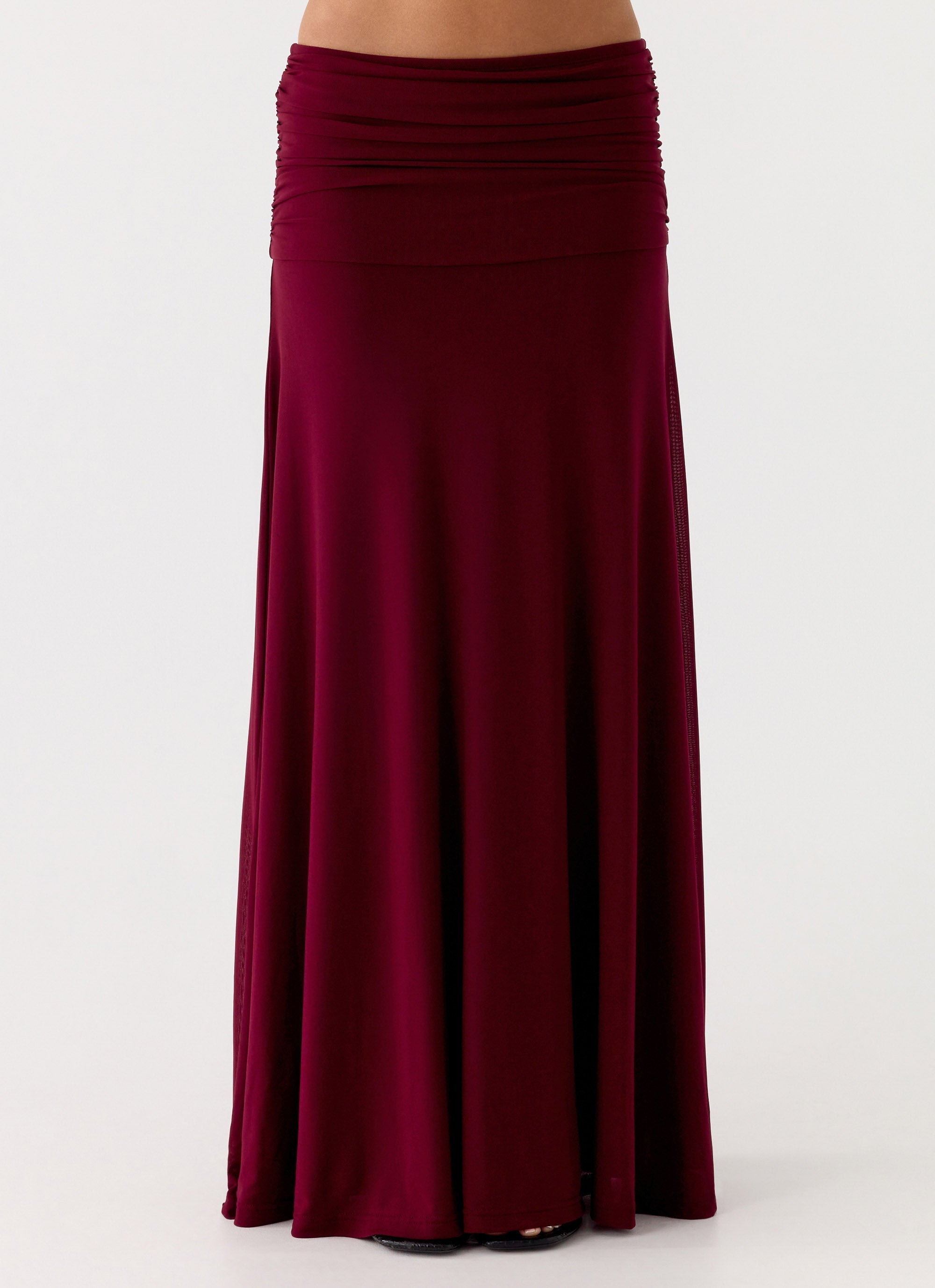 Thorness Maxi Skirt - Plum