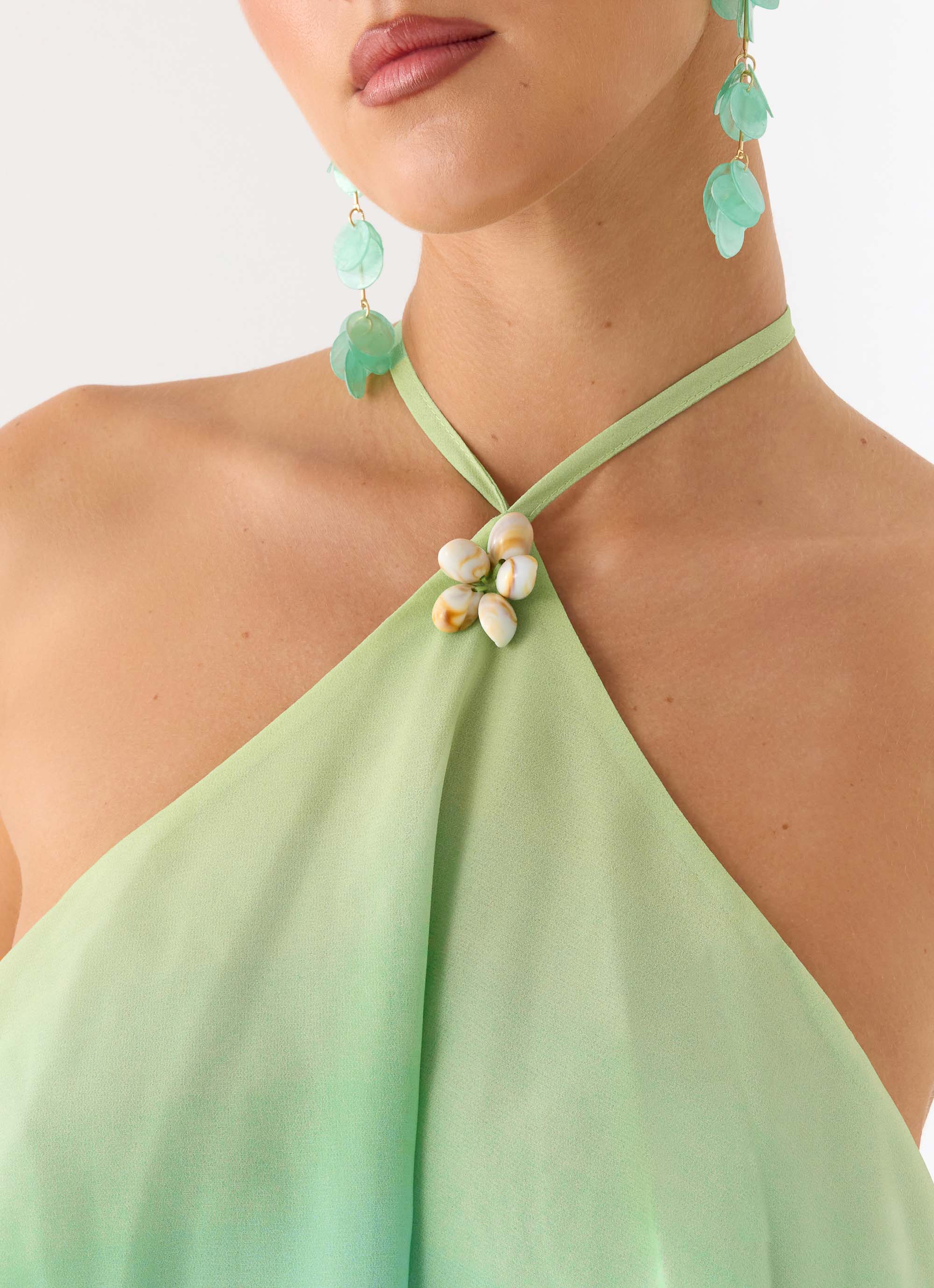 Twin Flame Mini Dress - Sea Ombre