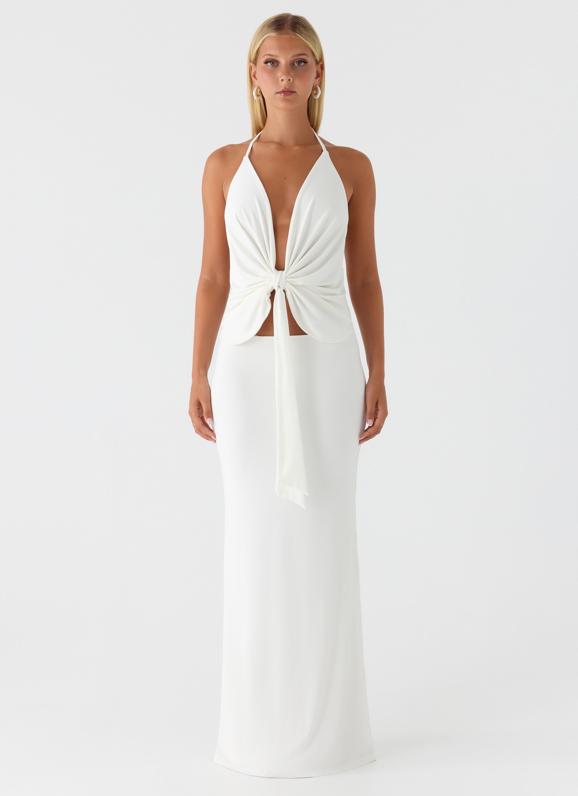 Undercover Maxi Dress - White