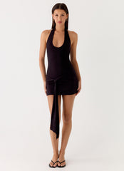 Vedetta Mini Dress - Black