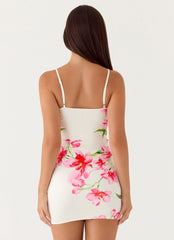 Zabrina Mini Dress - Ivory Reef