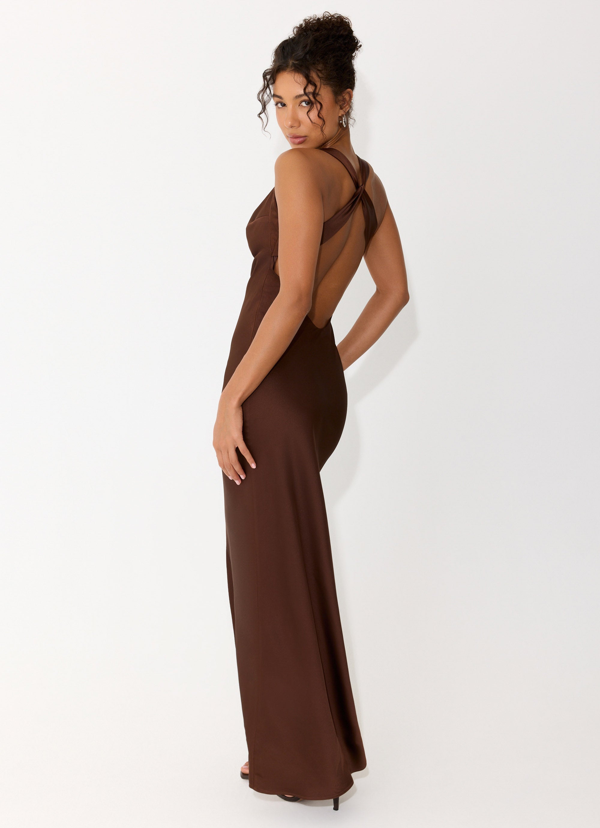 Zandie Maxi Dress - Chocolate Torte