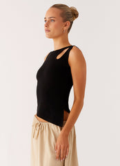 Zayne Tank Top - Black