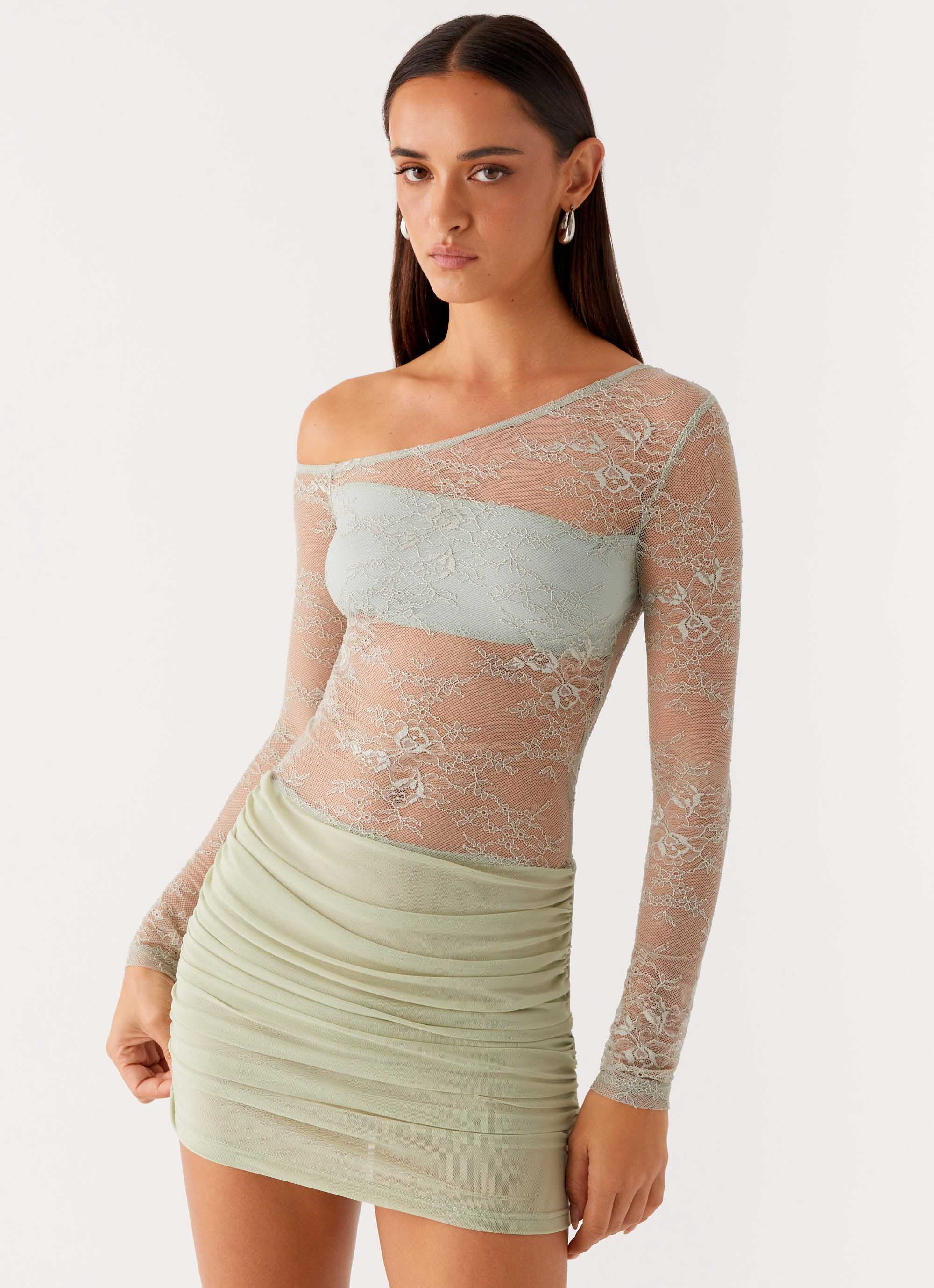 Zenni Mini Dress - Sage