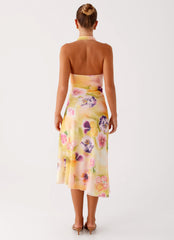 Kayce Midi Dress - Sunburst Floral
