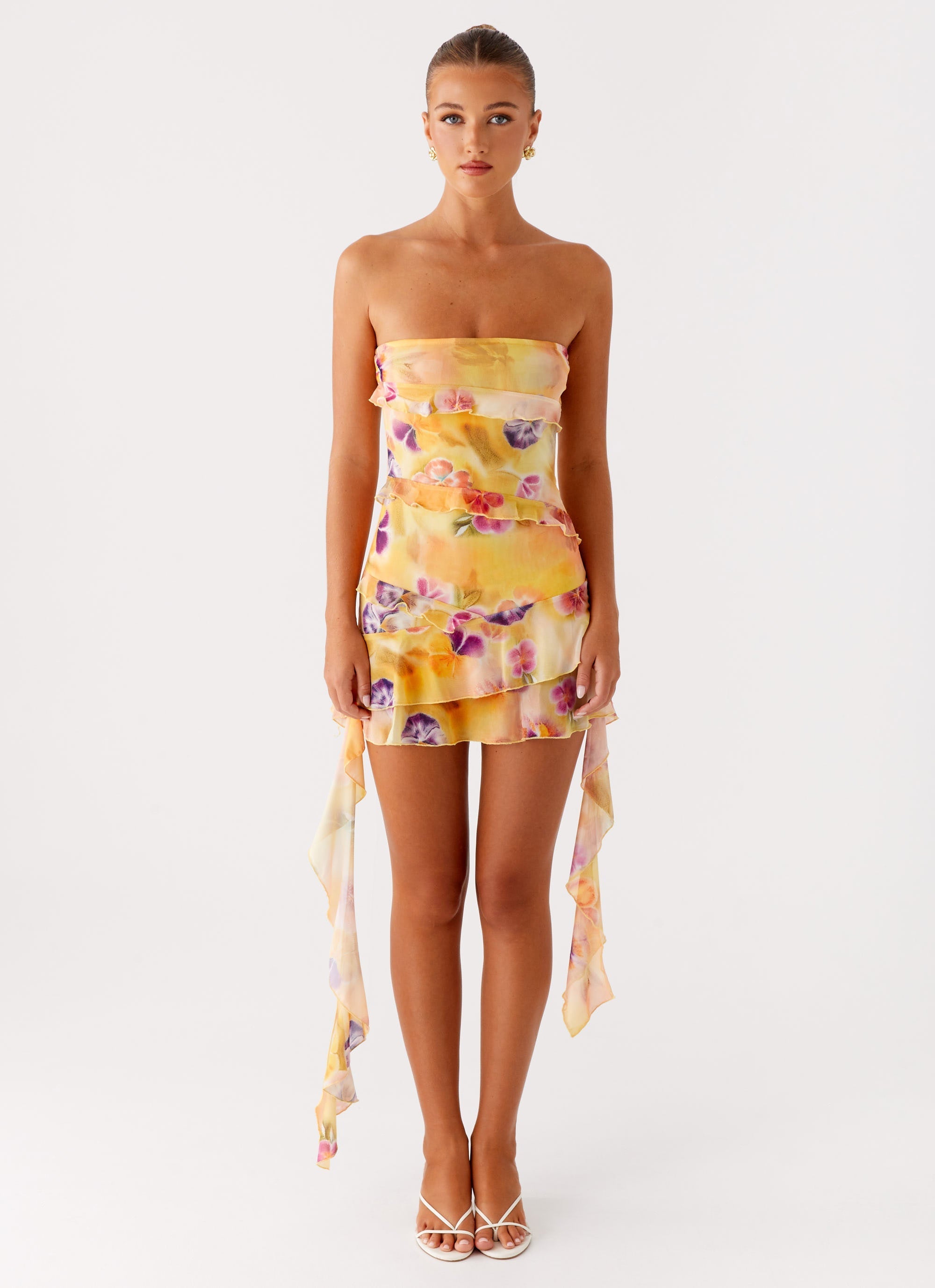 Macey Mini Dress - Sunburst Floral