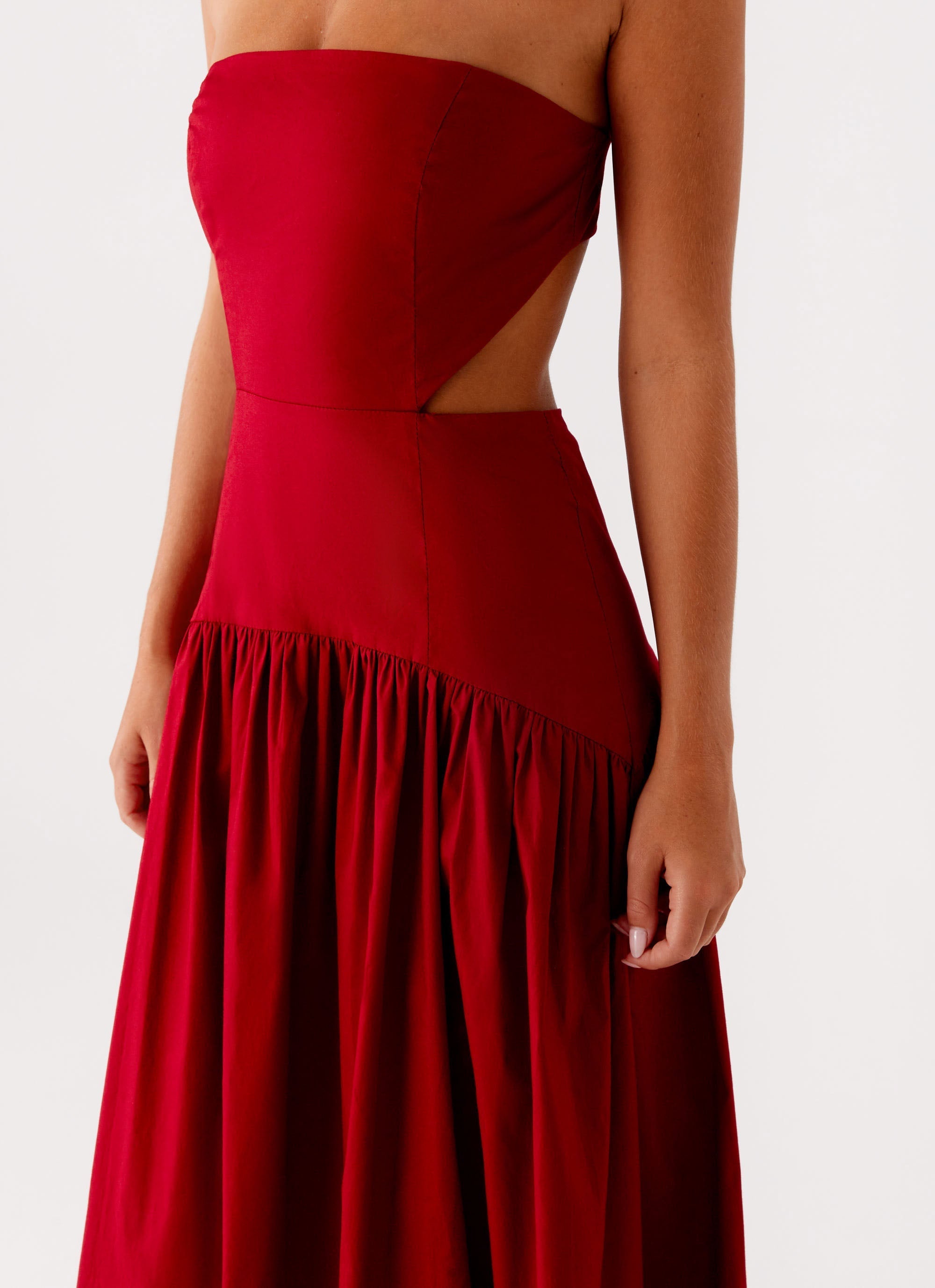 Aamari Maxi Dress - Red